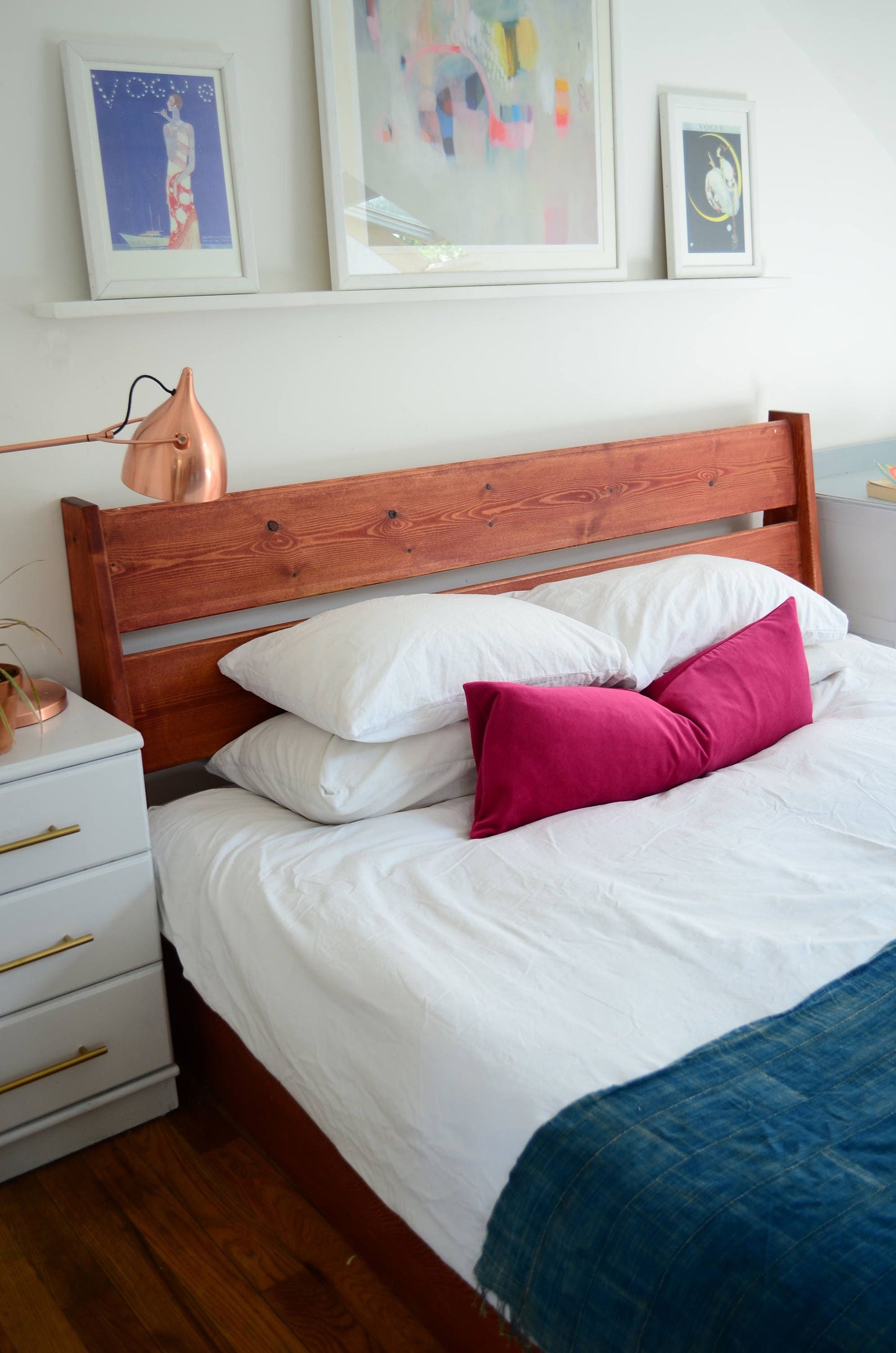 Long lumbar pillow raspberry velvet, pink velvet pillow, long lumbar cushion