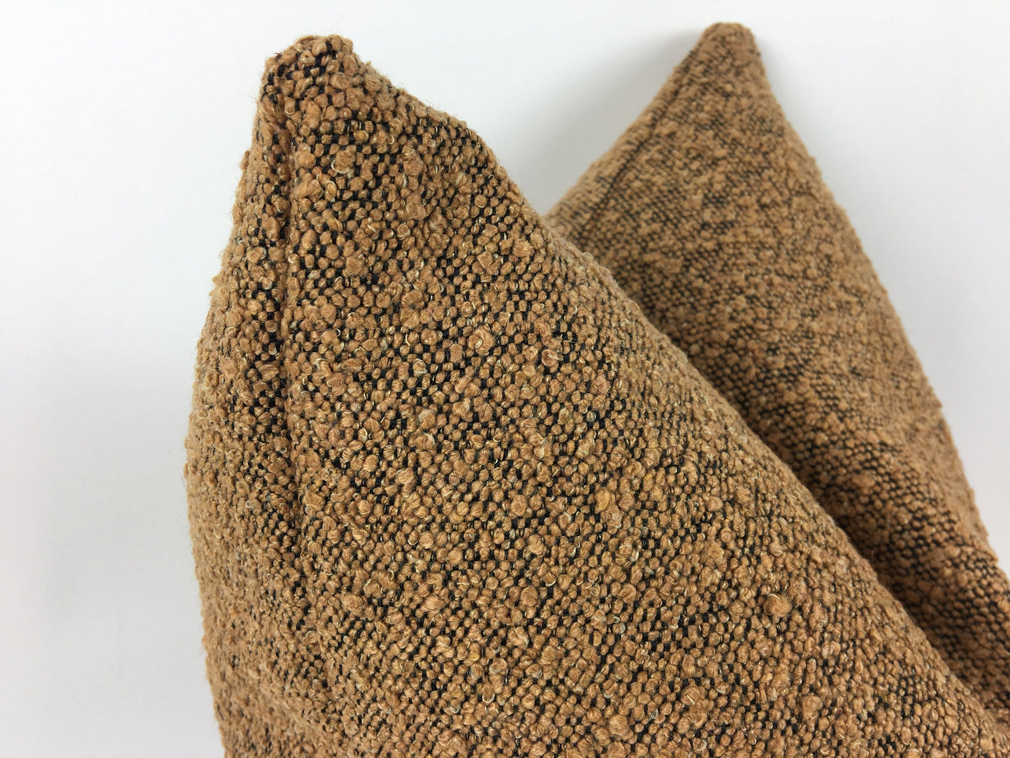 Boucle pillow // rust boucle pillow // boucle cushion