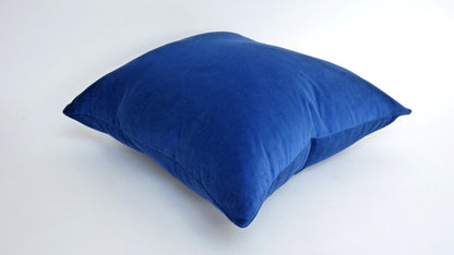 Royal blue velvet pillow case // blue velvet cushion cover // royal blue pillow case