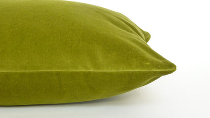 olive green velvet pillow case // green velvet cushion case // green velvet