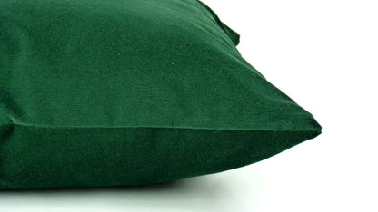 Forest green pillow cover // forest green velvet cushion // green pillow cover // hunter green velvet