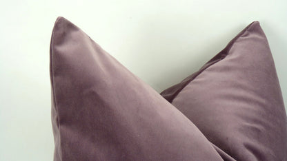 Mauve pillow cover // mauve velvet cushion case // mauve velvet pillow cover