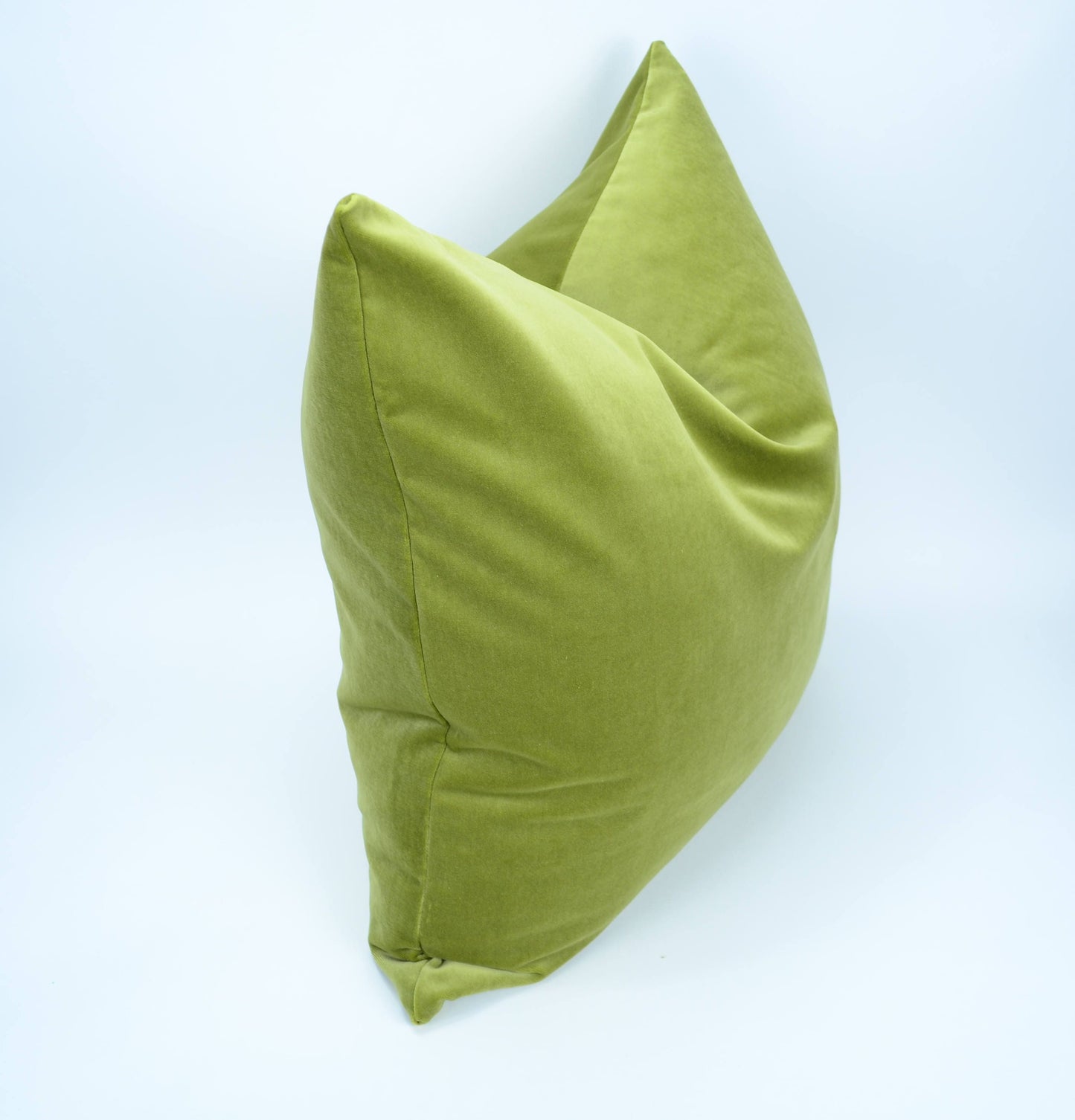 Sage green velvet pillow case // sage green velvet cushion  // green pillow cover // green velvet pillow