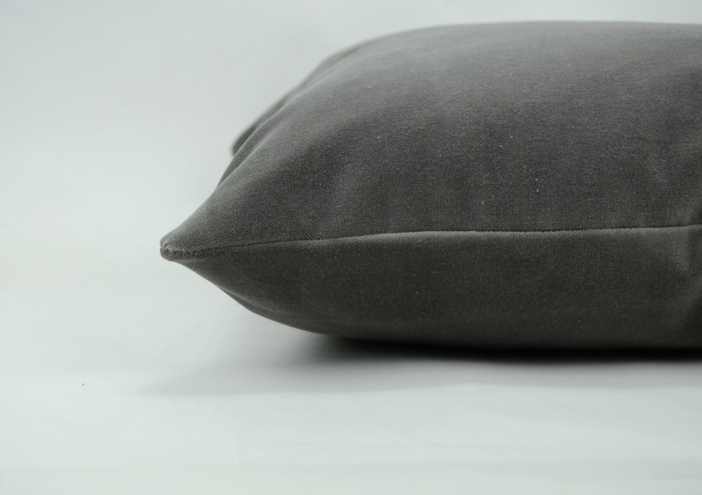 Stone grey velvet pillow case // stone grey cushion case //  grey velvet pillow