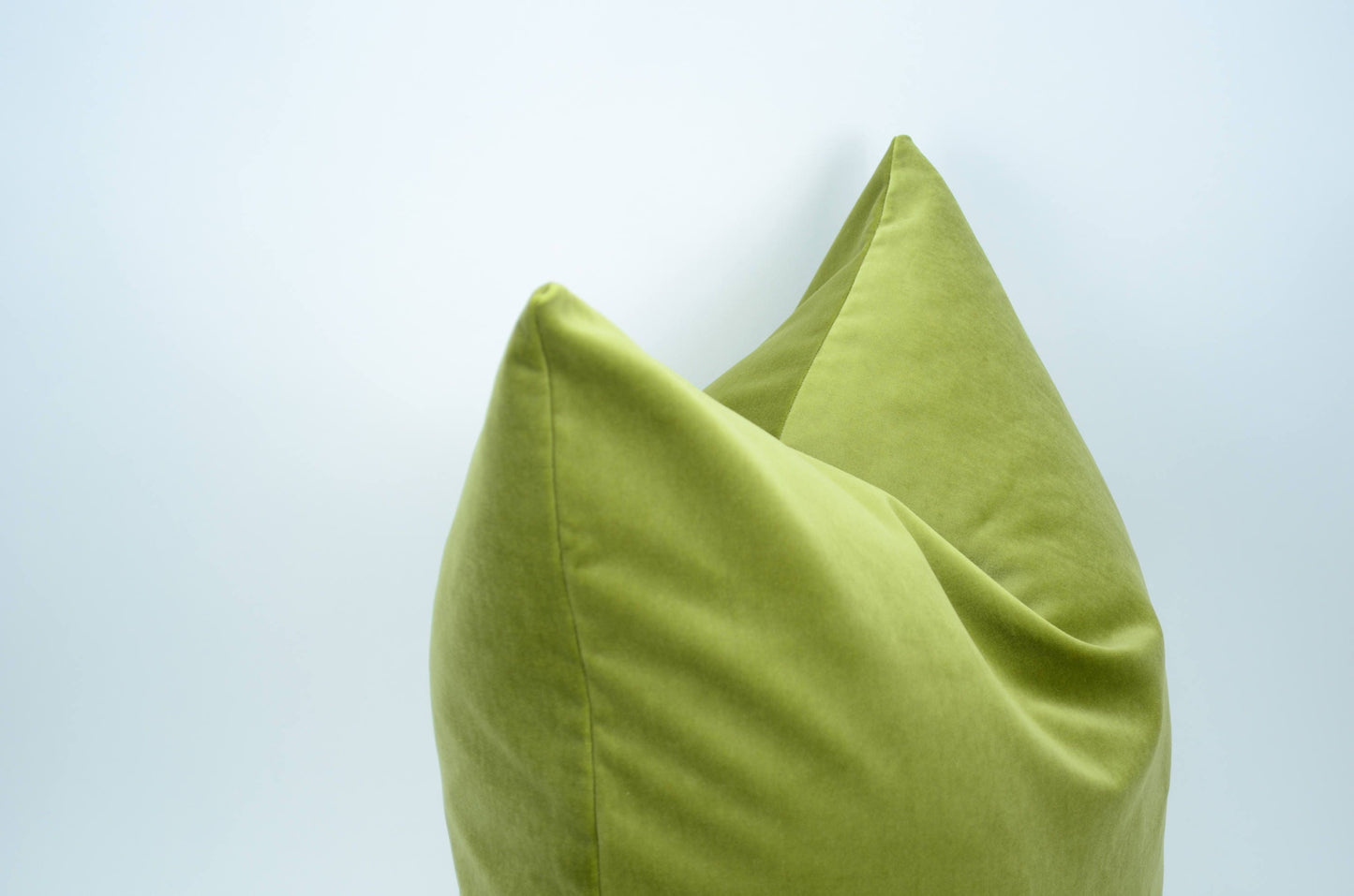 Sage green velvet pillow case // sage green velvet cushion  // green pillow cover // green velvet pillow