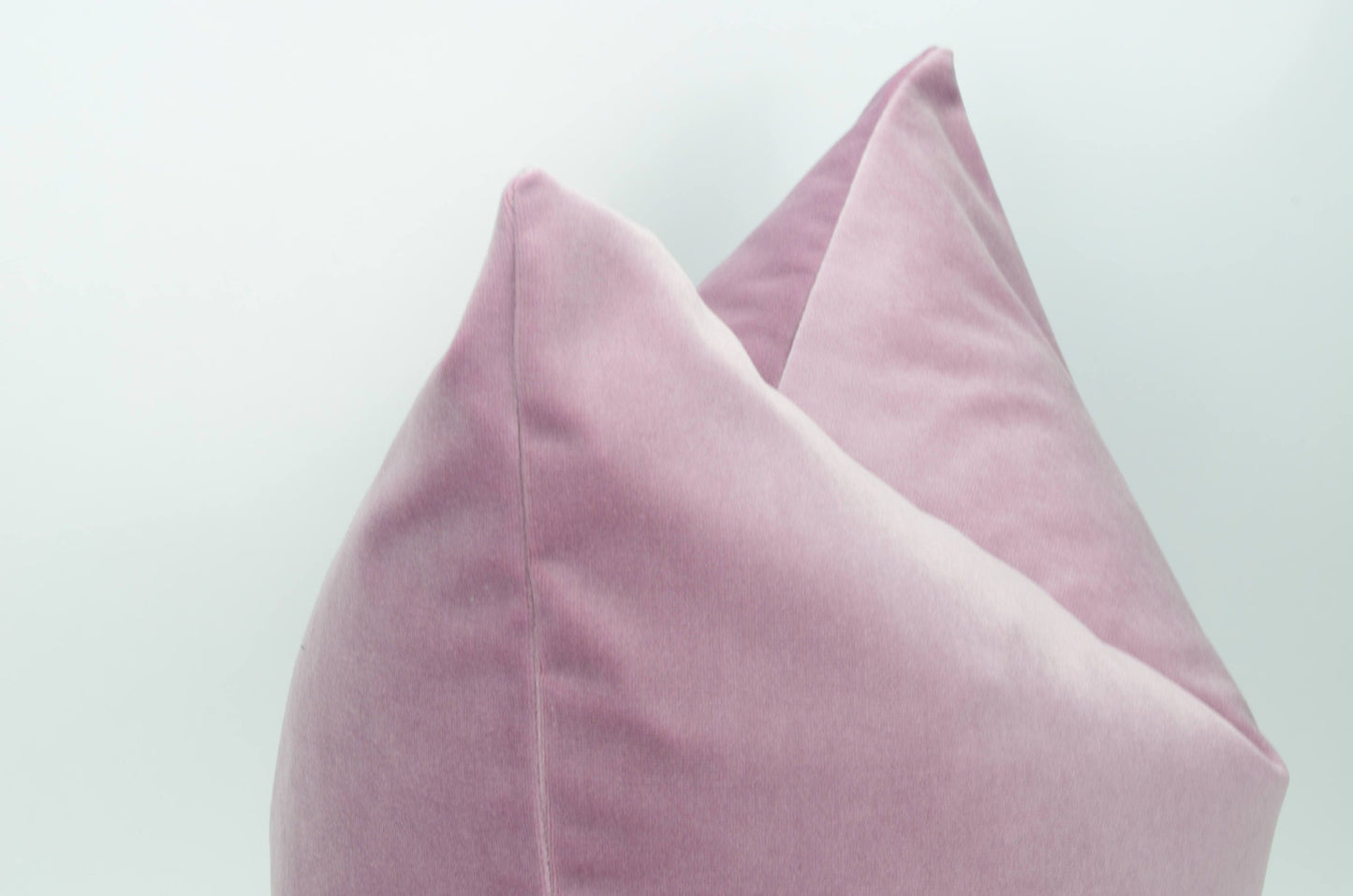 vintage rose velvet pillow cover, pink velvet cushion case, light purple velvet pillow