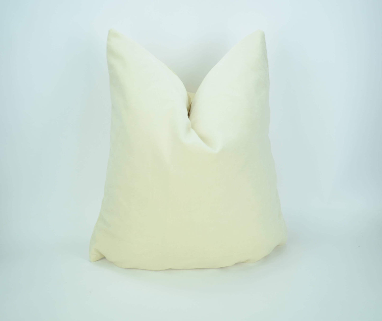 ivory velvet pillow case // cream velvet cushion case // ivory pillow // cream ivory decor