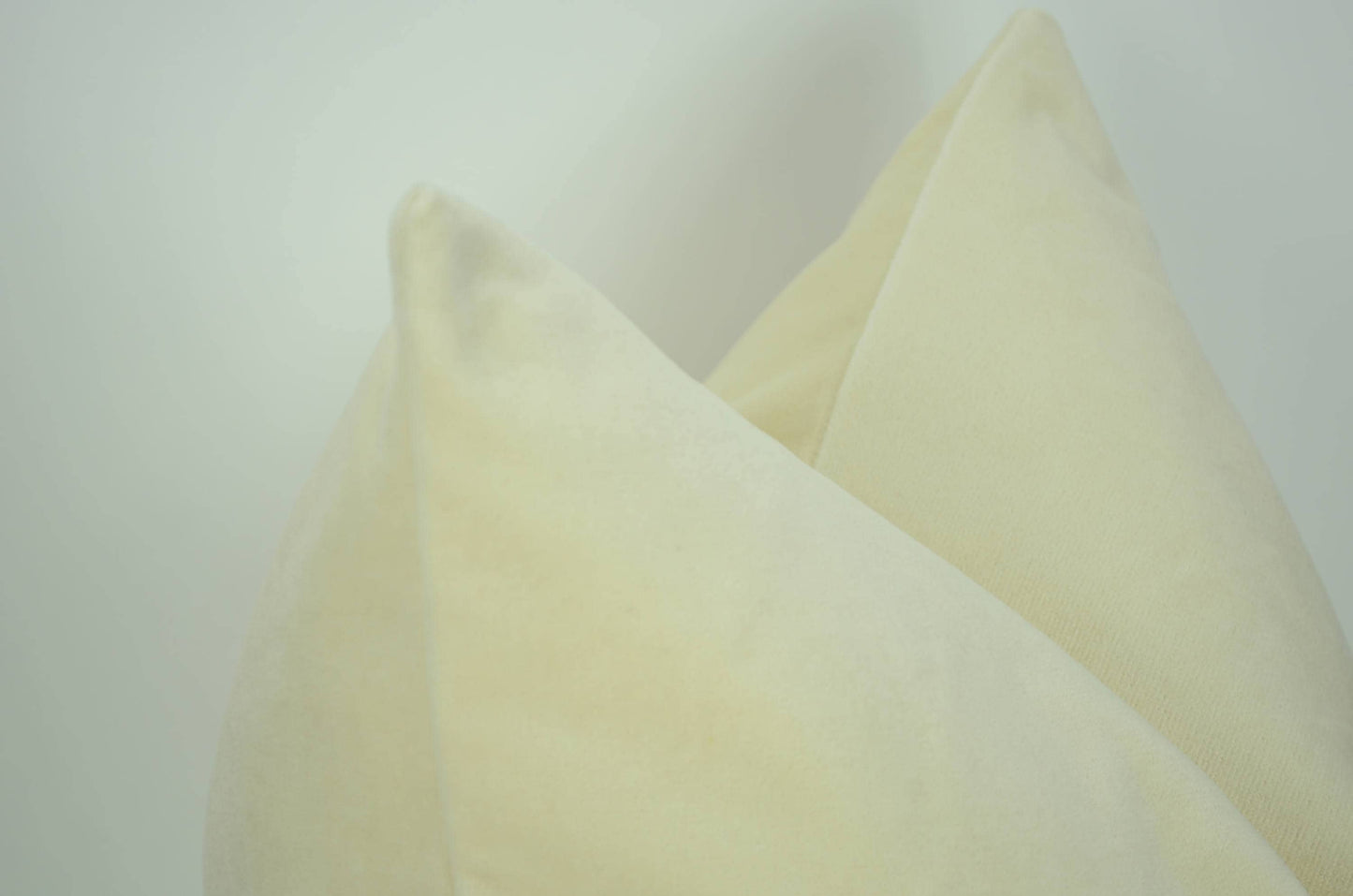 ivory velvet pillow case // cream velvet cushion case // ivory pillow // cream ivory decor