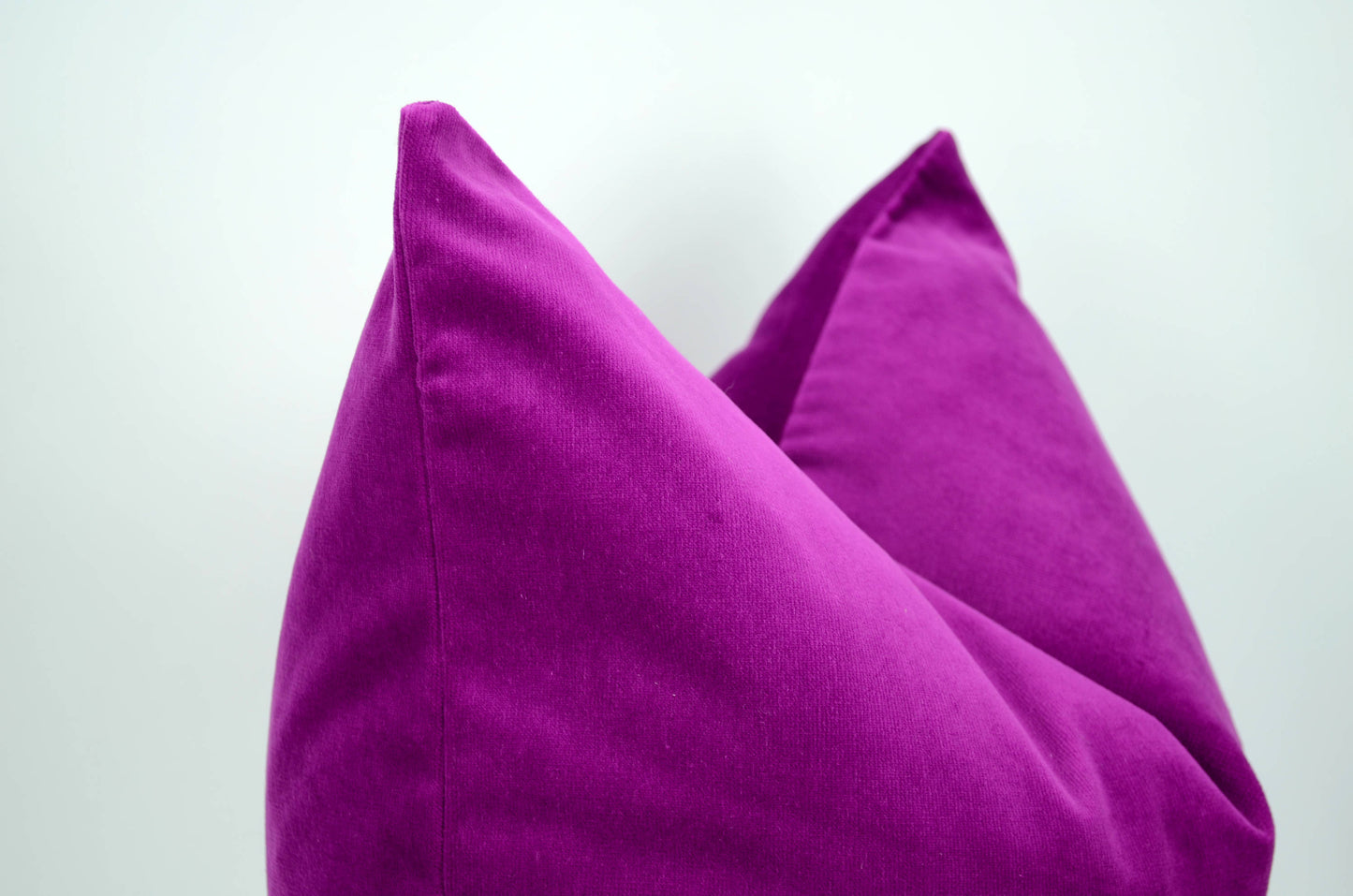 orchid velvet pillow cover //orchid velvet cushion // dark orchid velvet pillow