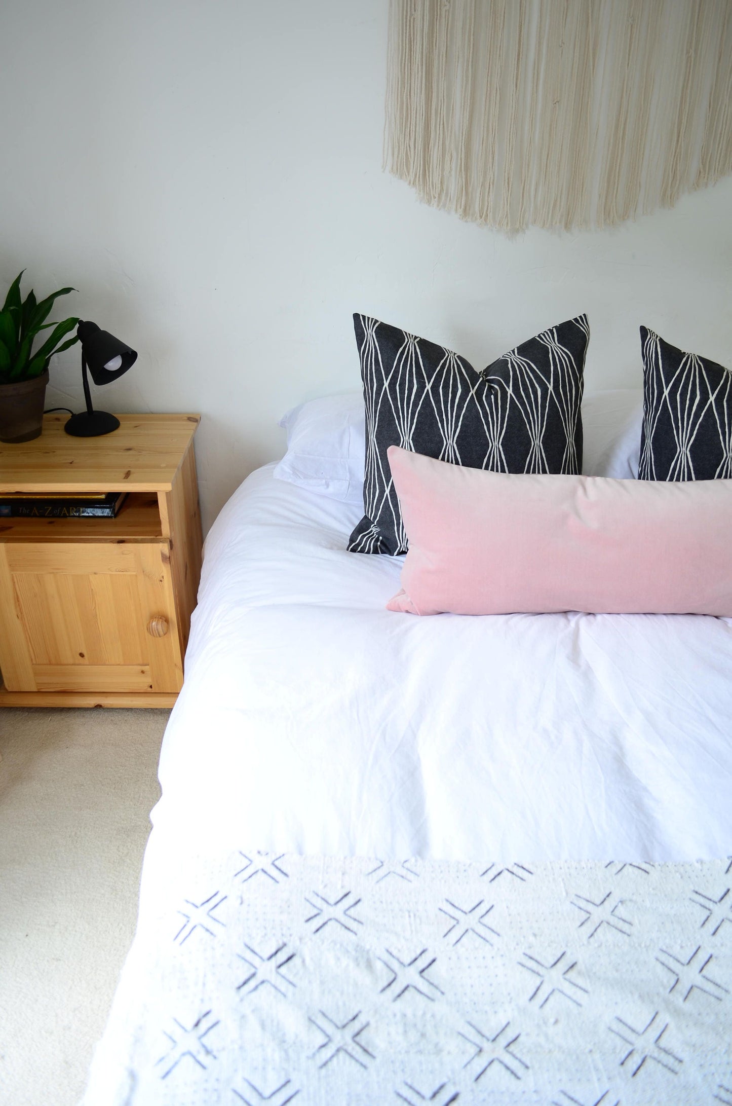 Blush long lumbar pillow cover // blush velvet cushion cover // blush velvet long lumbar pillow cover// pink velvet pillow cover