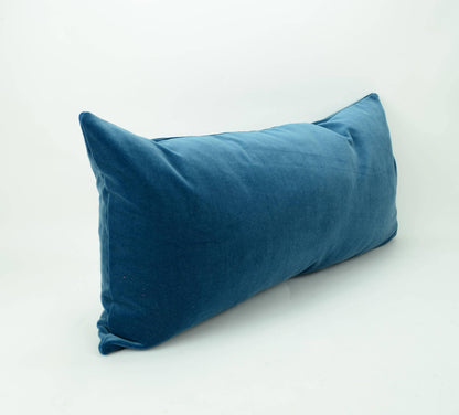 Slate blue velvet pillow case // blue velvet pillow case // blue velvet sham