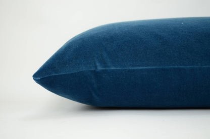 Slate blue velvet pillow case // blue velvet pillow case // blue velvet sham