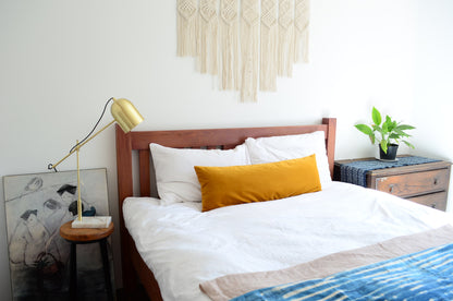 Long lumbar pillow, mustard velvet pillow, long lumbar mustard cushion, mustard cushion