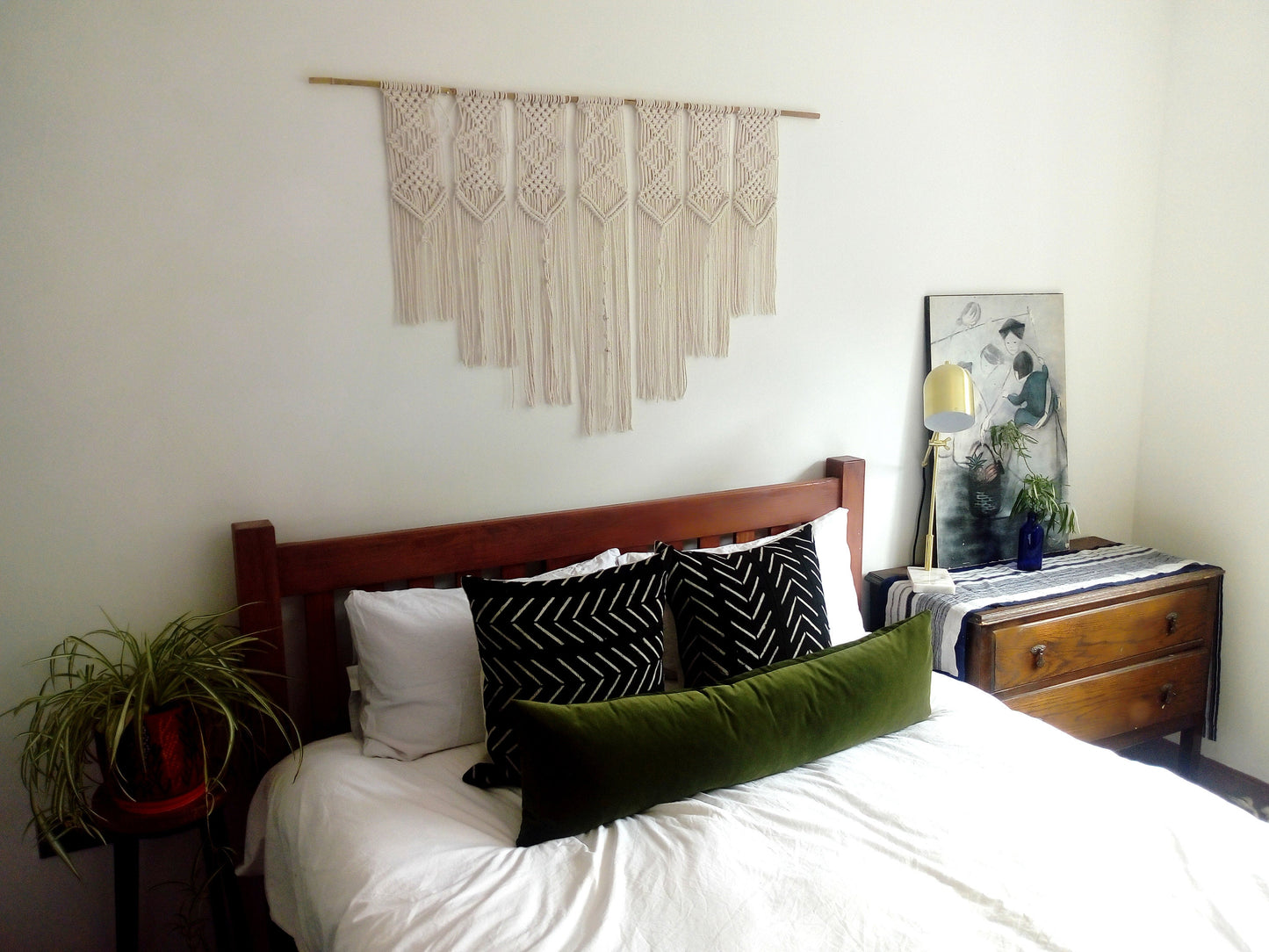 moss green pillow // moss green velvet pillow cover // long lumbar cushion // moss green velvet cushion cover