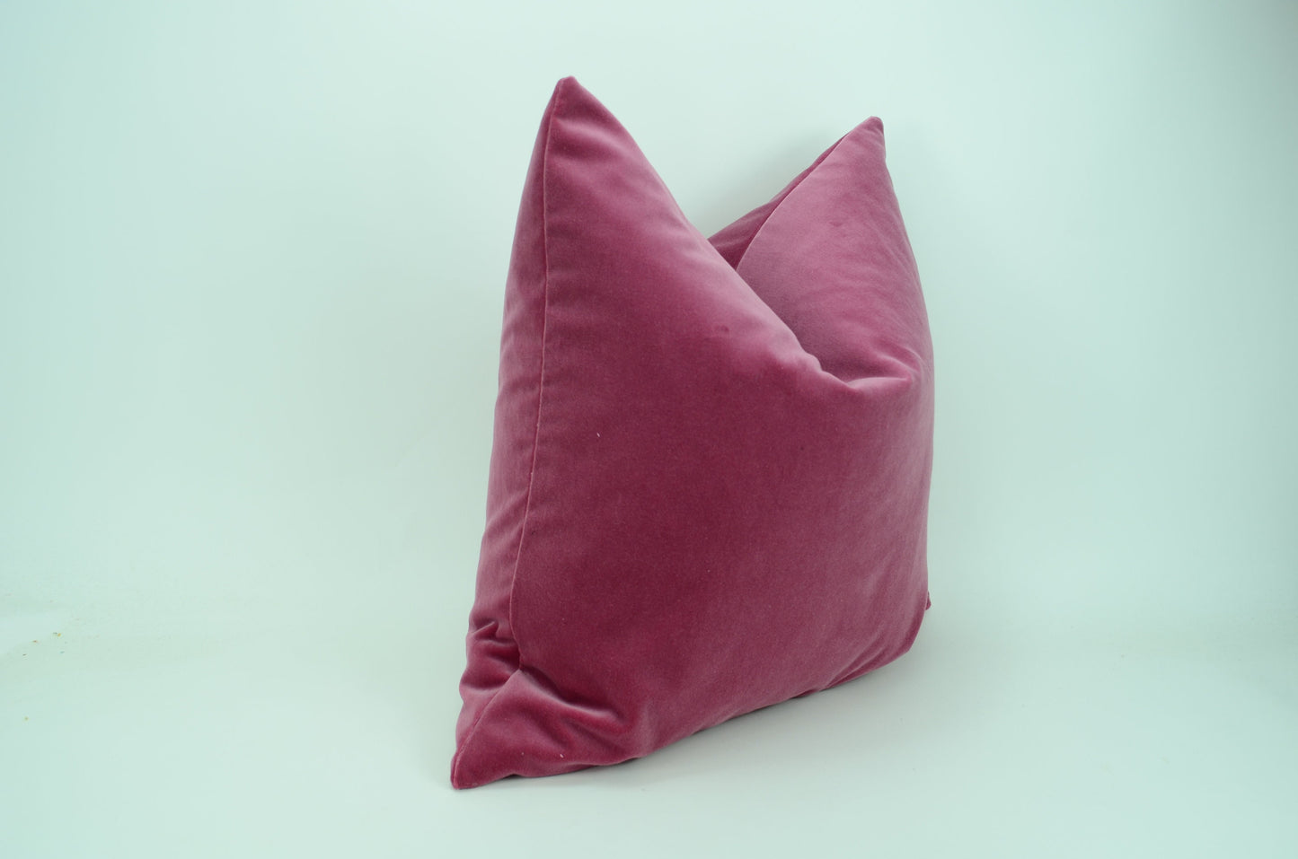 Rose pink velvet pillow cover, pink velvet cushion, pink velvet pillow