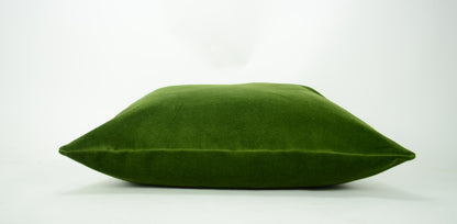 Green velvet pillow, moss green velvet pillow, moss green velvet cushion, olive green velvet pillow, moss green pillow, dark green velvet