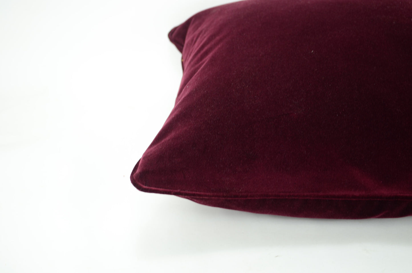 Burgundy velvet pillow case, wine red velvet cushion, burgundy velvet cushion