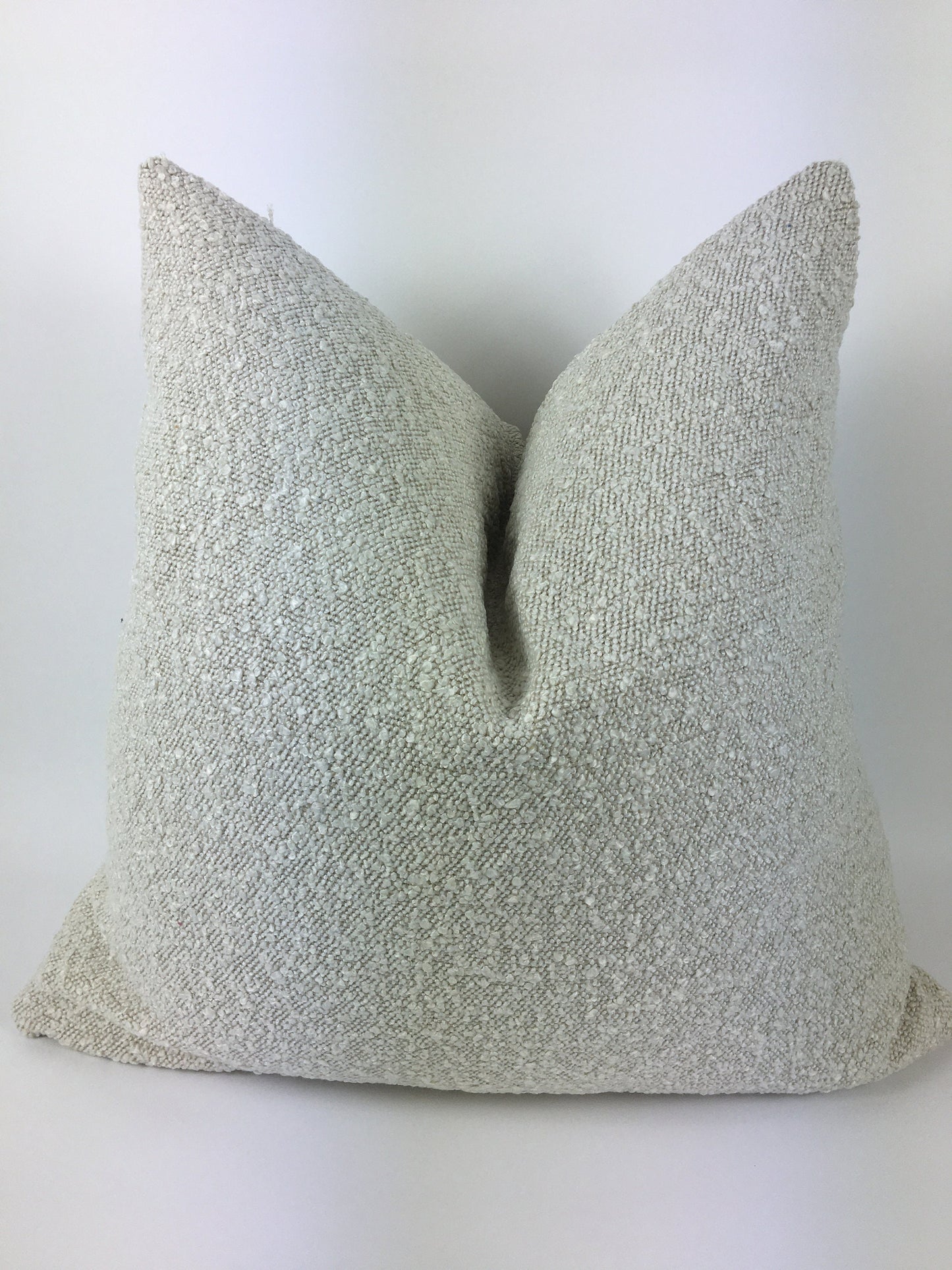 Boucle pillow // cream boucle pillow // boucle cushion