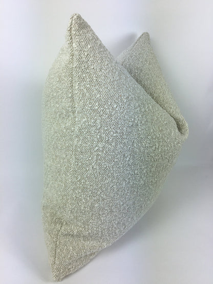Boucle pillow // cream boucle pillow // boucle cushion