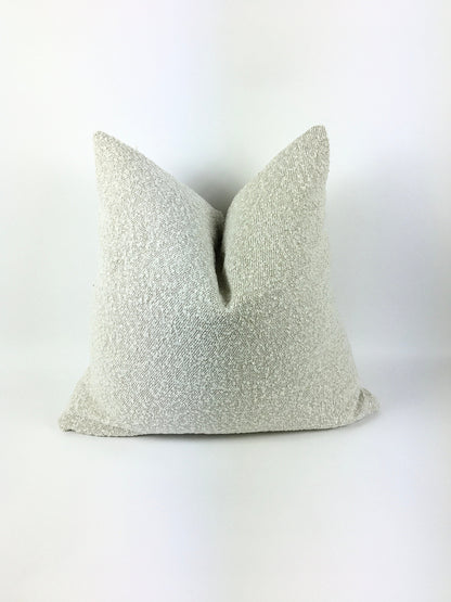Boucle pillow // cream boucle pillow // boucle cushion