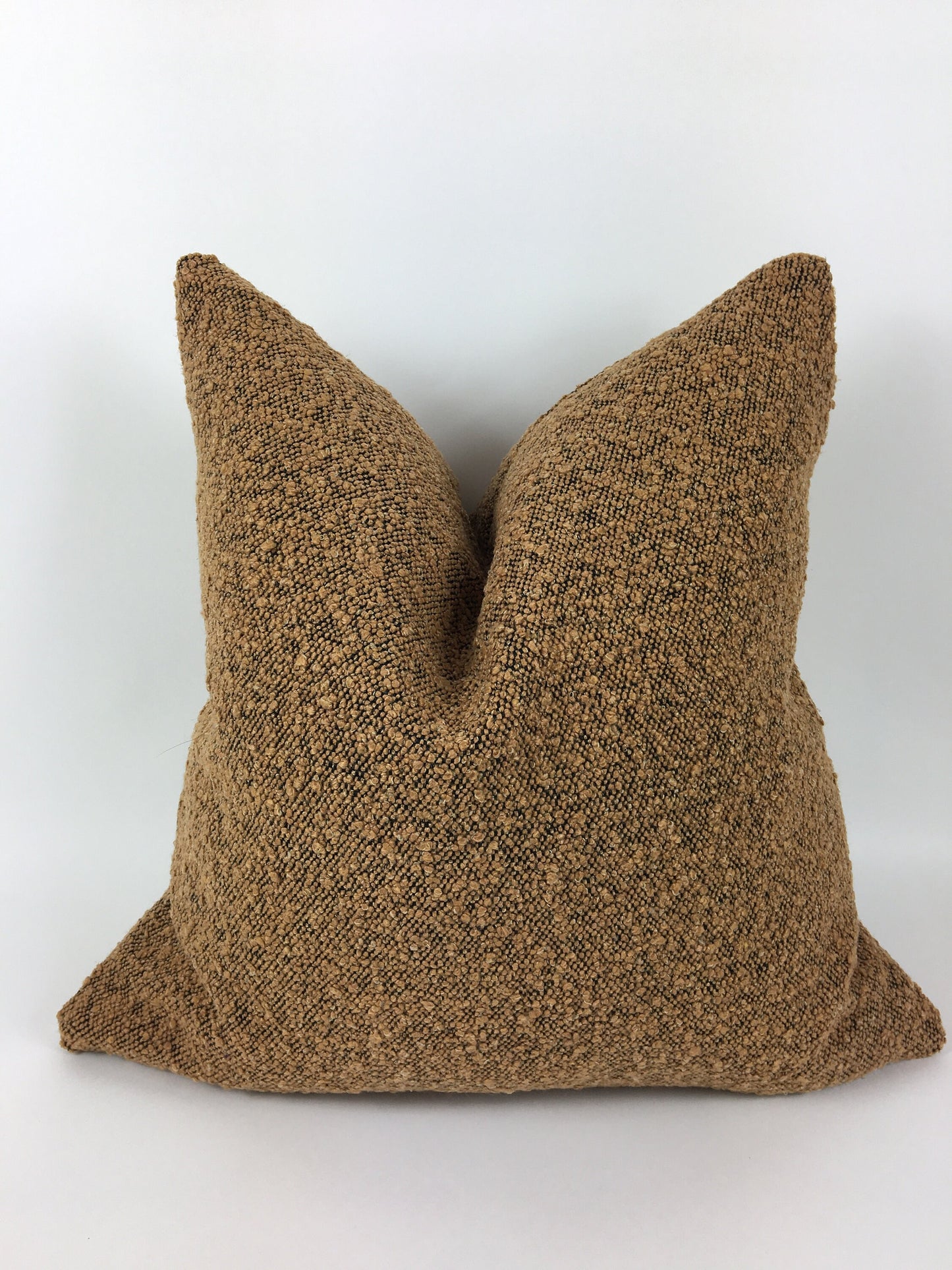 Boucle pillow // rust boucle pillow // boucle cushion