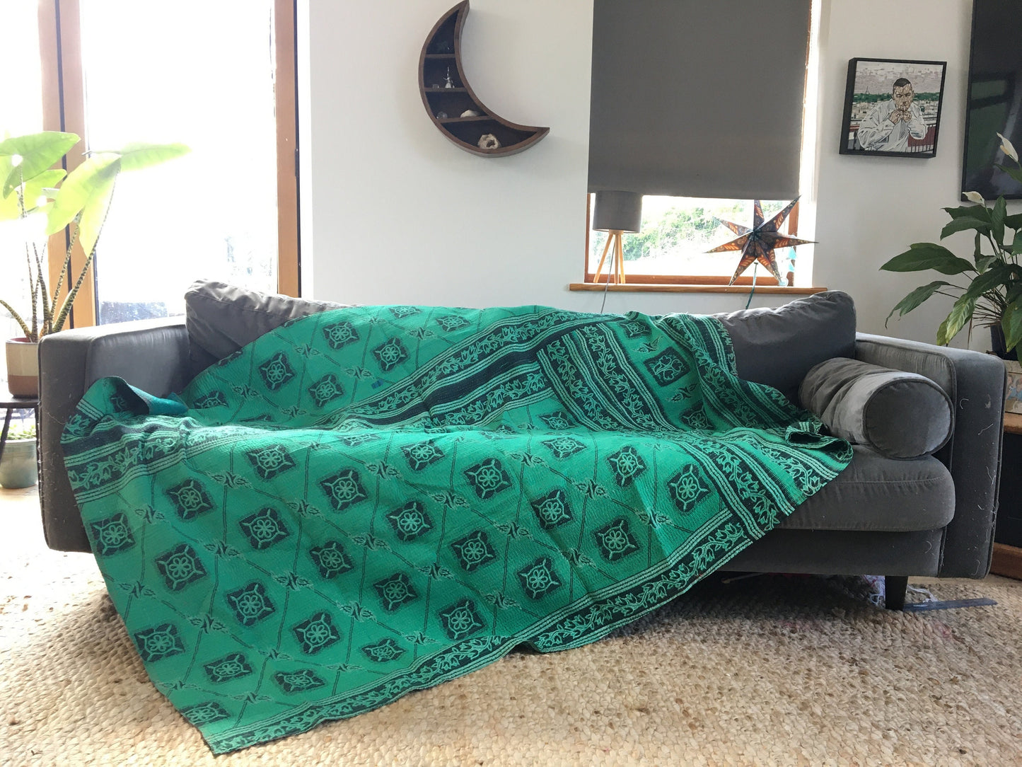 Kantha Quilt // kantha blanket // throw blanket