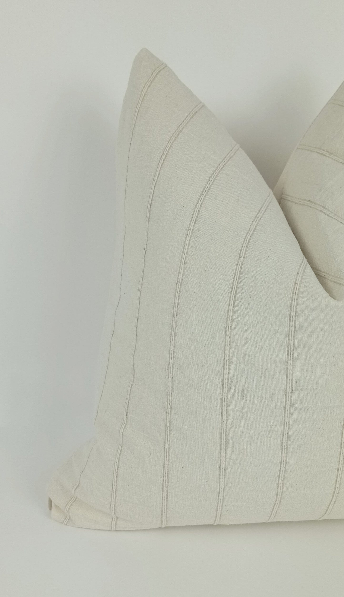 Neutral pillow, hmong pillow, cream woven pillow, neutral decor