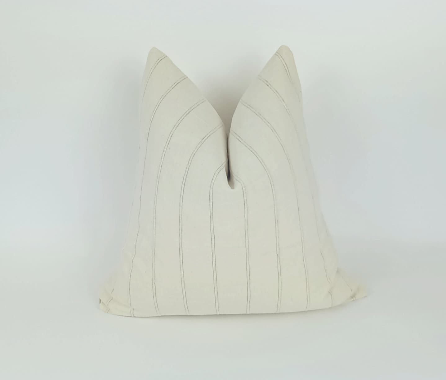 Neutral pillow, hmong pillow, cream woven pillow, neutral decor