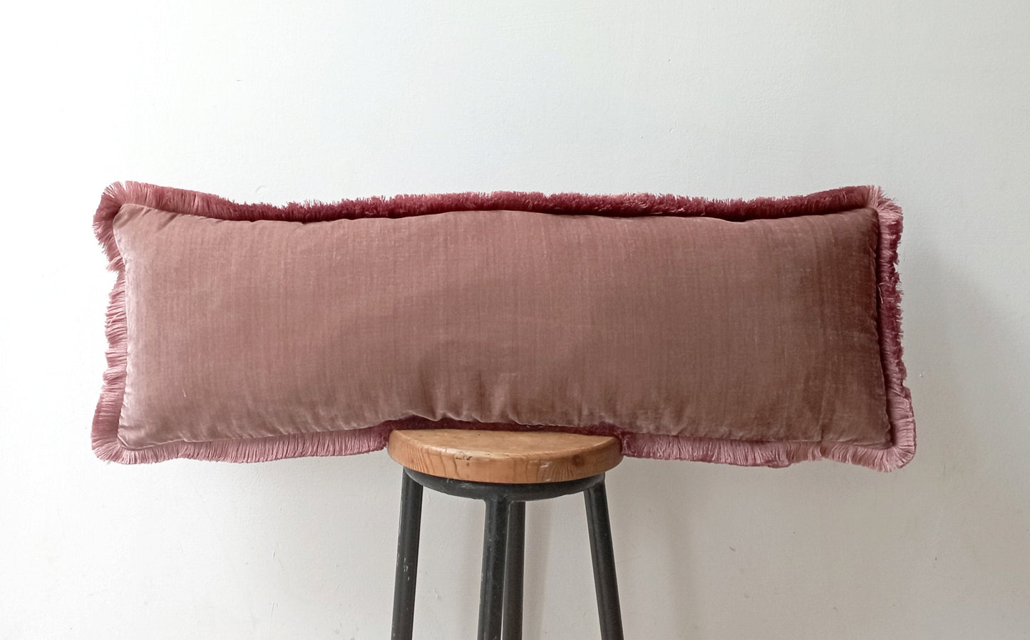 Dusty rose silk velvet pillow, pink silk velvet cushion, pink silk velvet pillow, pink velvet cushion