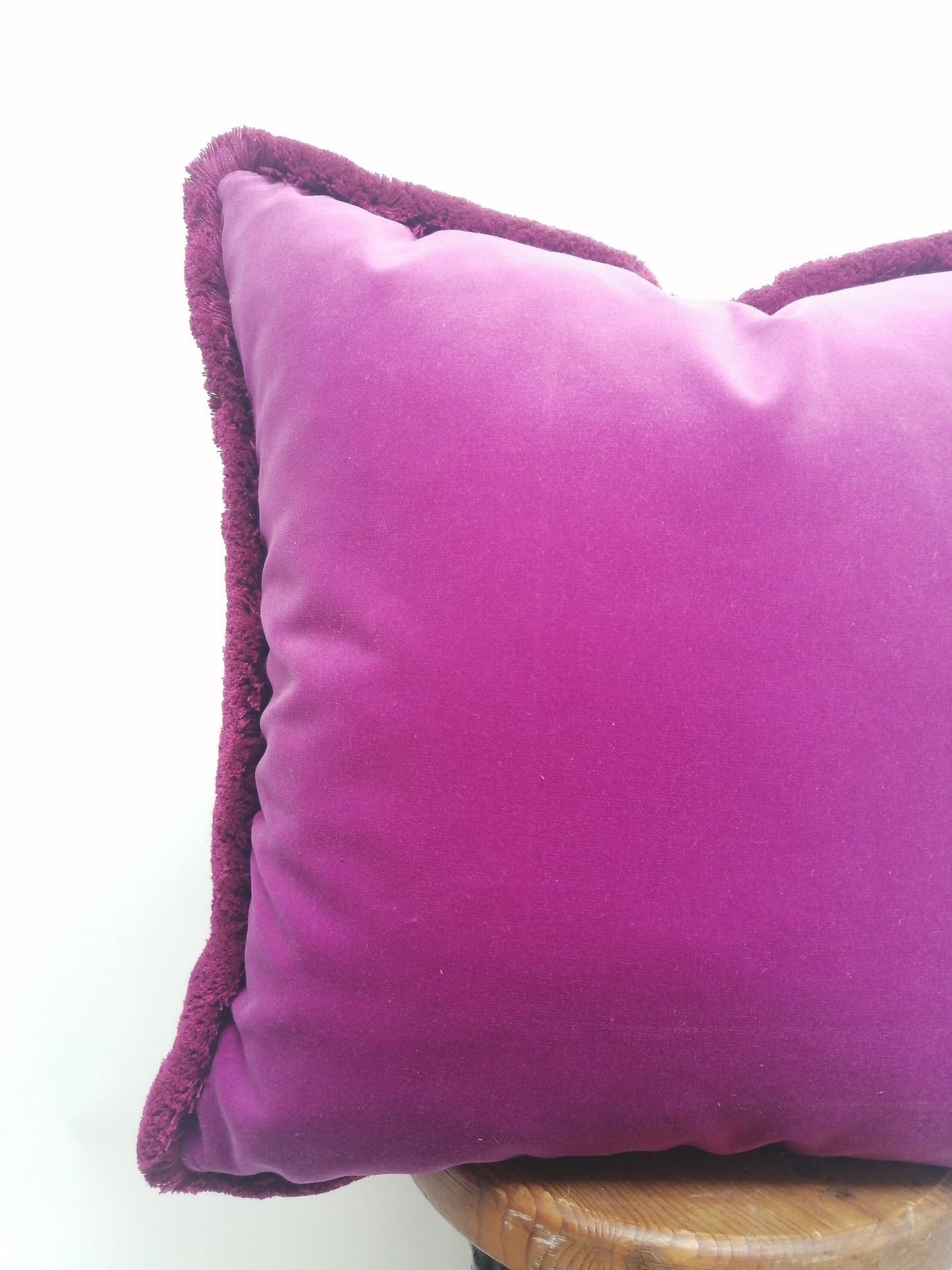 orchid pink velvet pillow // purple velvet cushion // pinky purple velvet pillow cushion